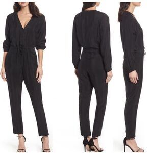 Knot Sister Women's Elizabeth Jumpsuit Black XS NWT